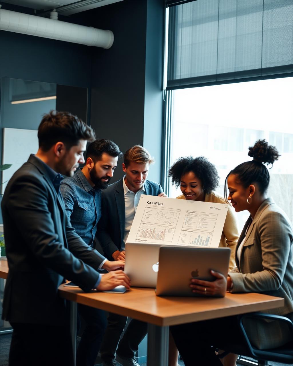 EnableAI Labs team collaborating on business workflows